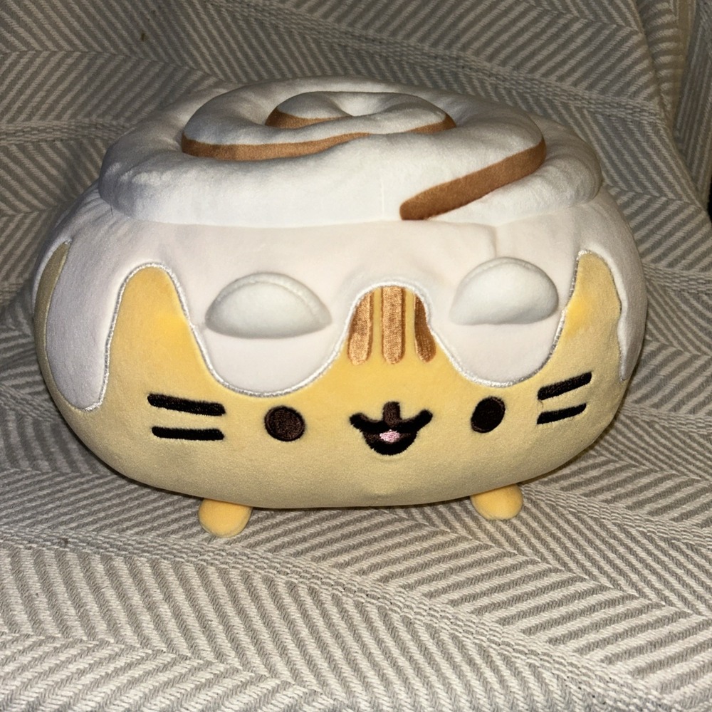Pusheen Cinnamon Roll 12" Large Plush‎ Gund Plushie RARE! P1